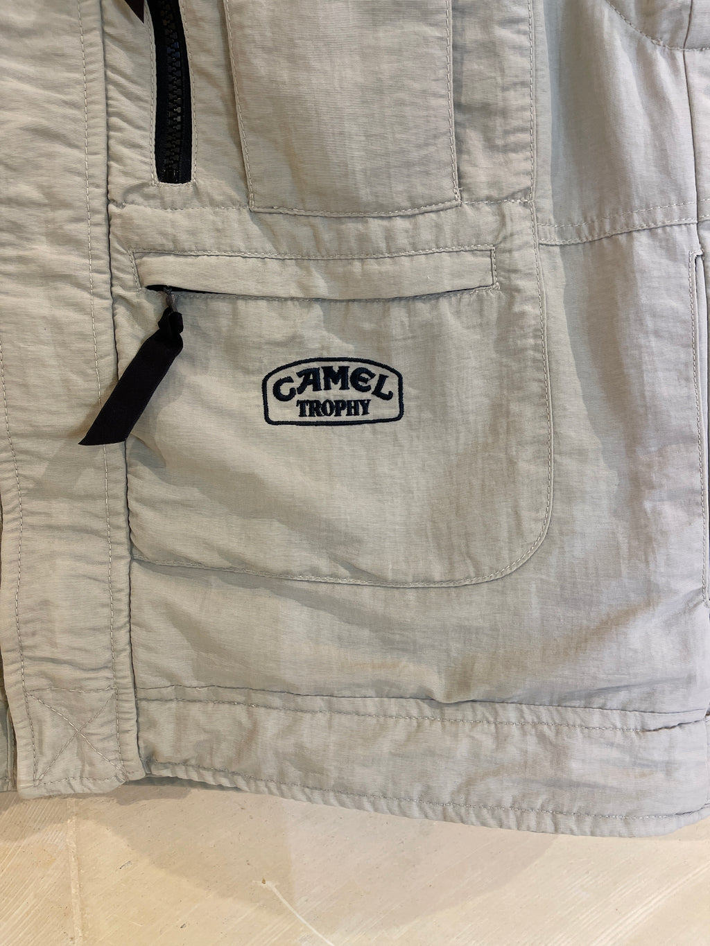 Vntg Utility Camel Vest (XL)
