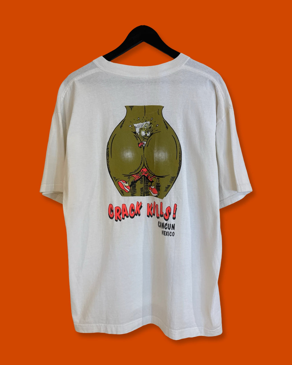 Vntg Crack Kills Tee (XL)*