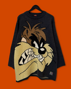 Vntg Big Face Taz Sweater (Large)