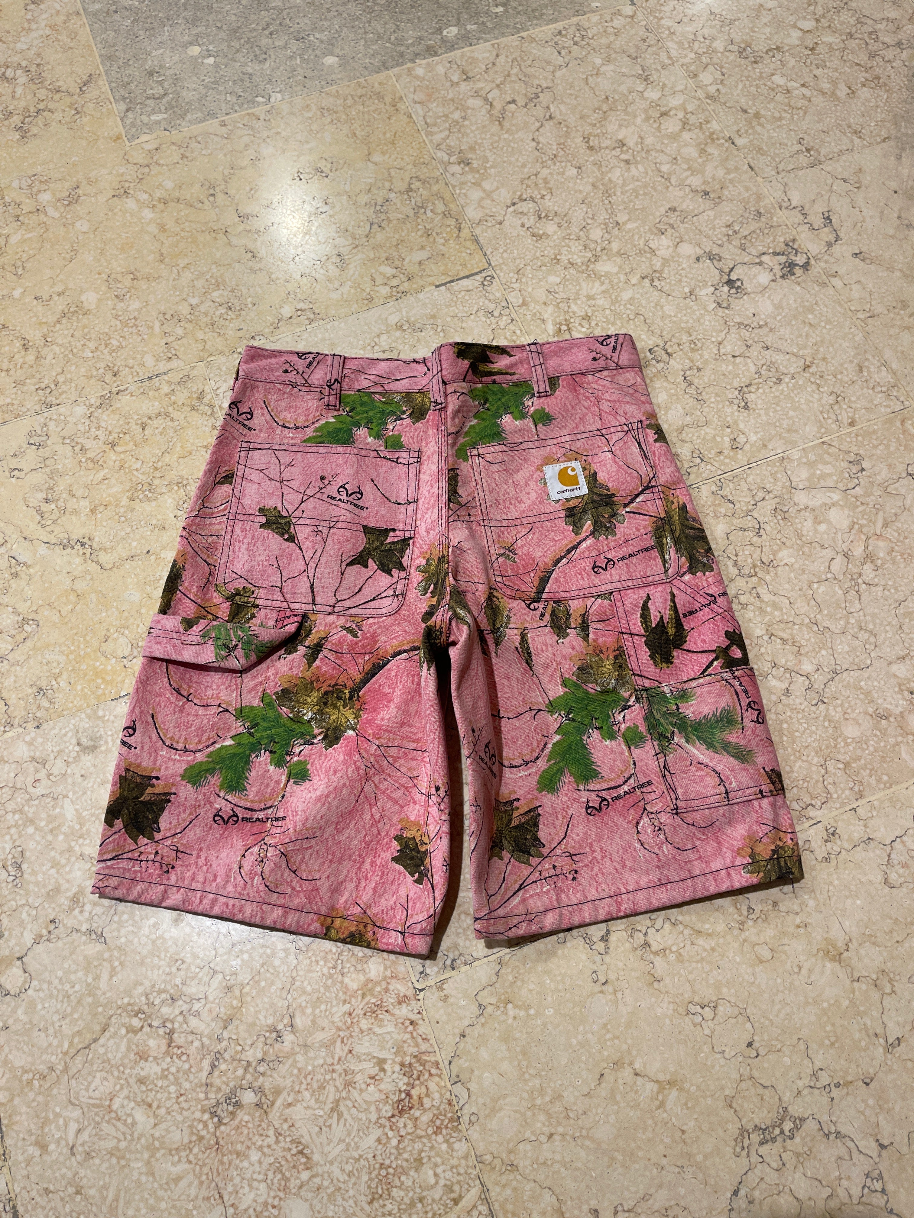 Carhartt Pink Real Tree Jorts (32W-19L)