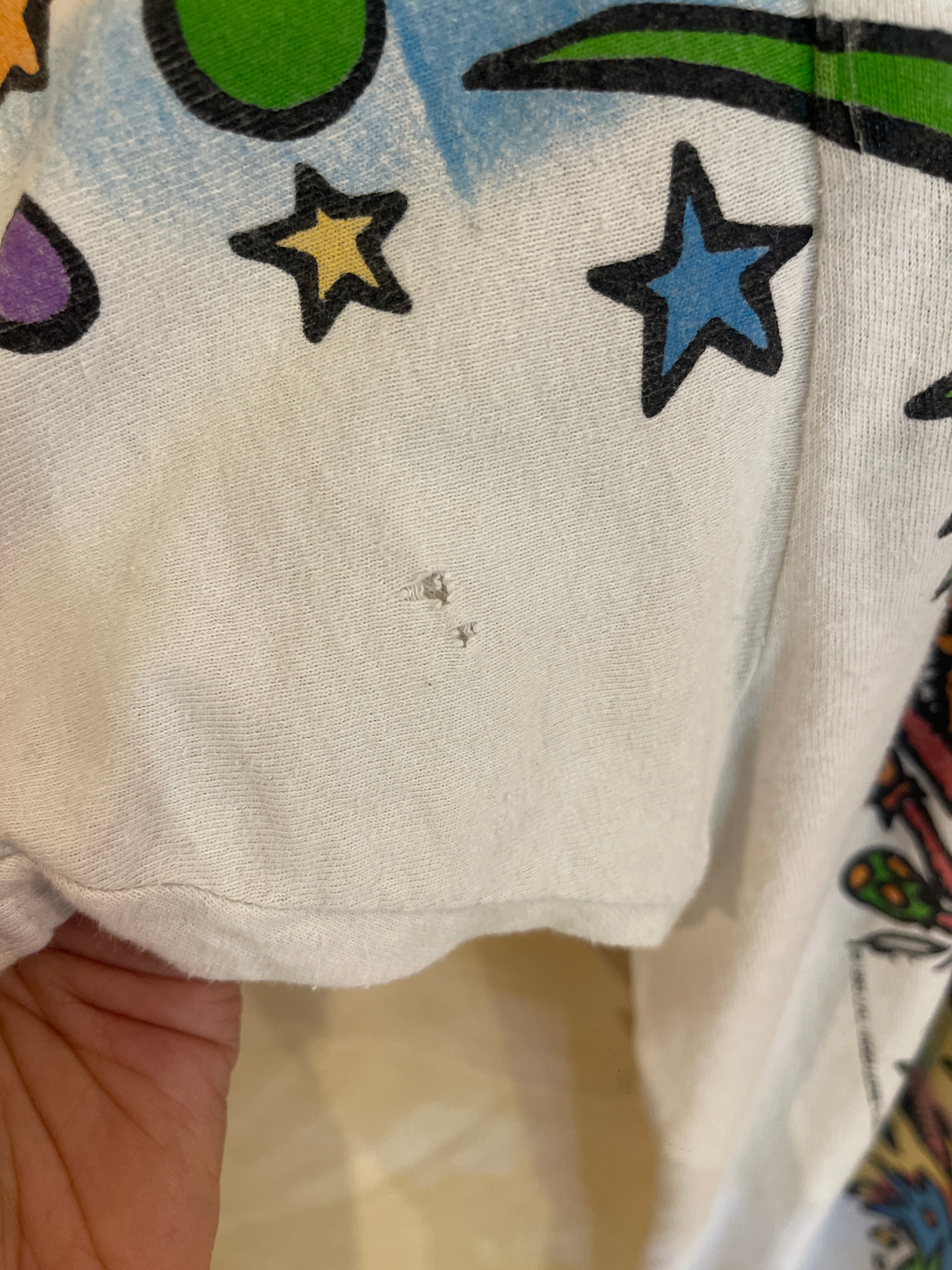 Vntg 1993 Liquid Blue Tee (XL) *