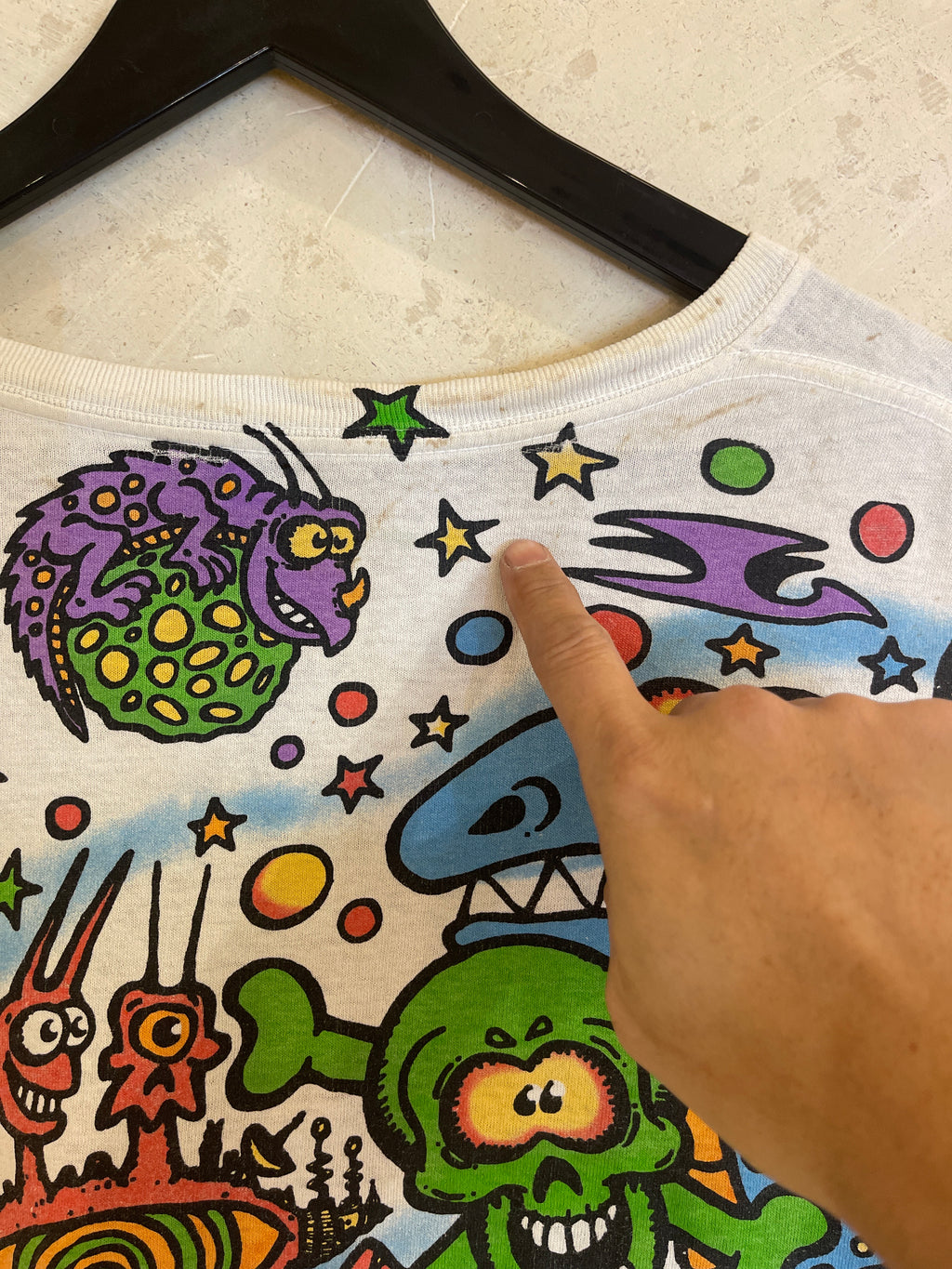 Vntg 1993 Liquid Blue Tee (XL) *