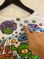 Vntg 1993 Liquid Blue Tee (XL) *