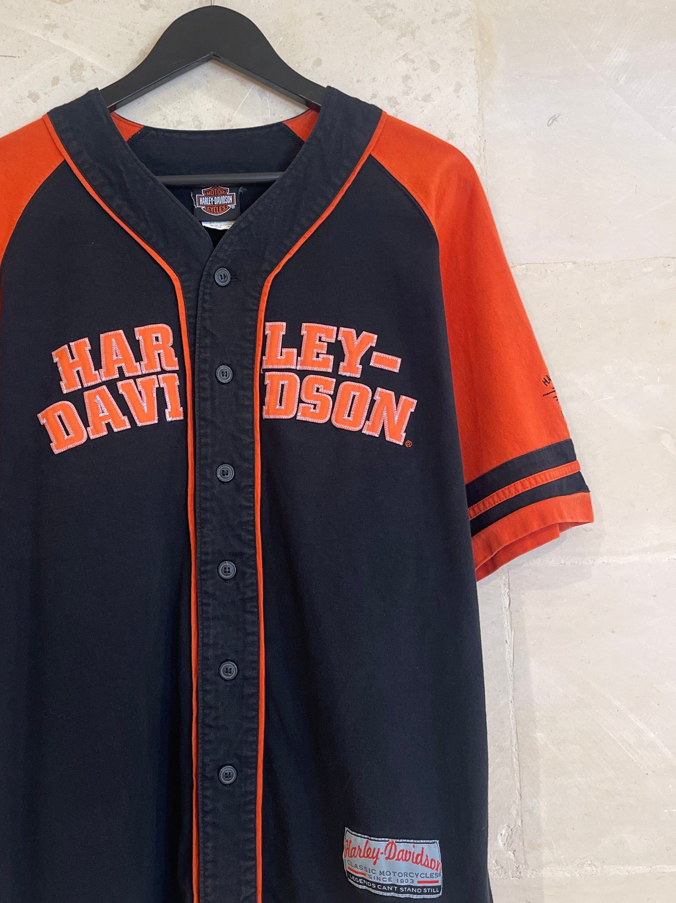 Harley Davidson Baseball Jersey (Fits Large)