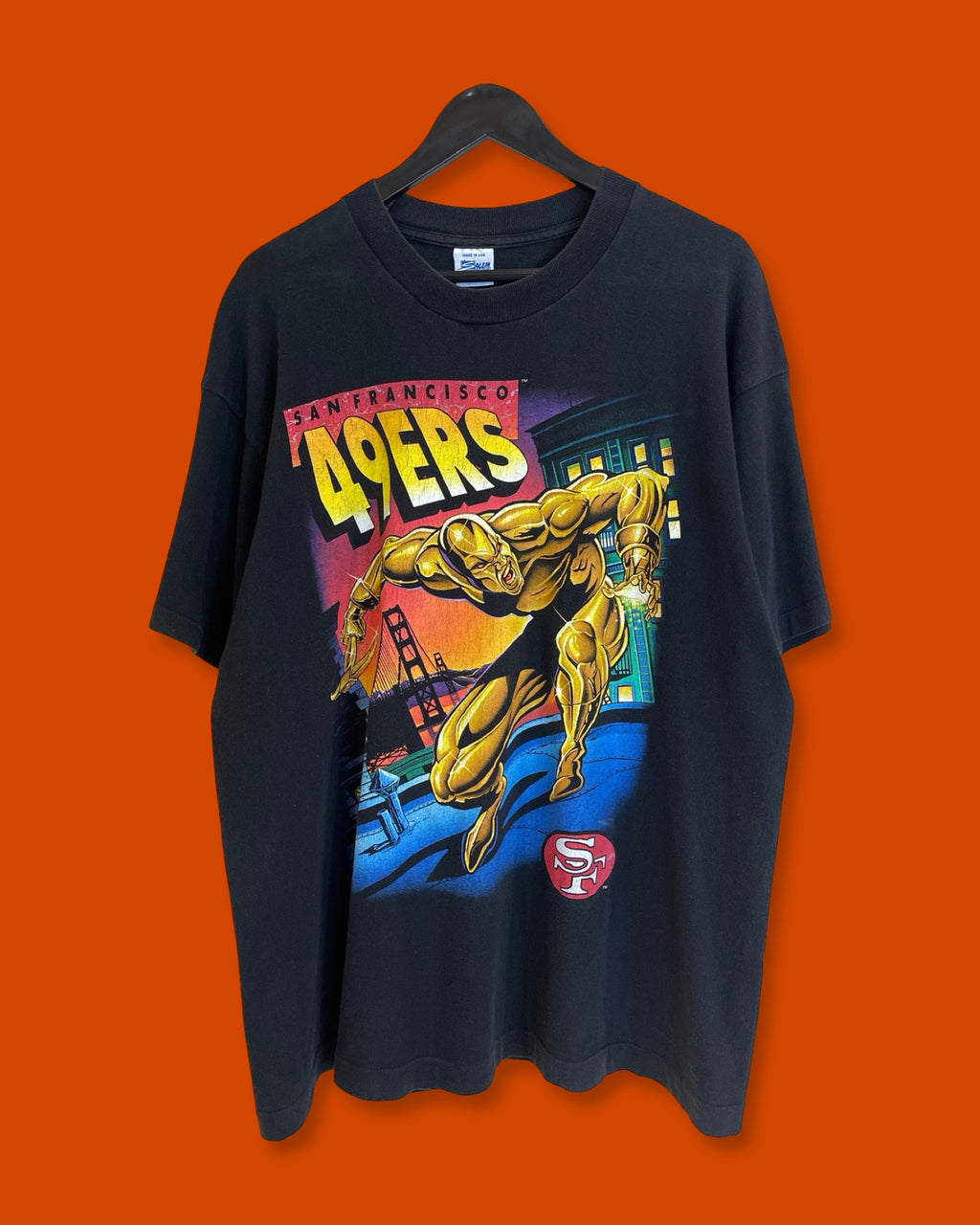 Vntg 1994 76ers Silver Surfer Tee (Large)*