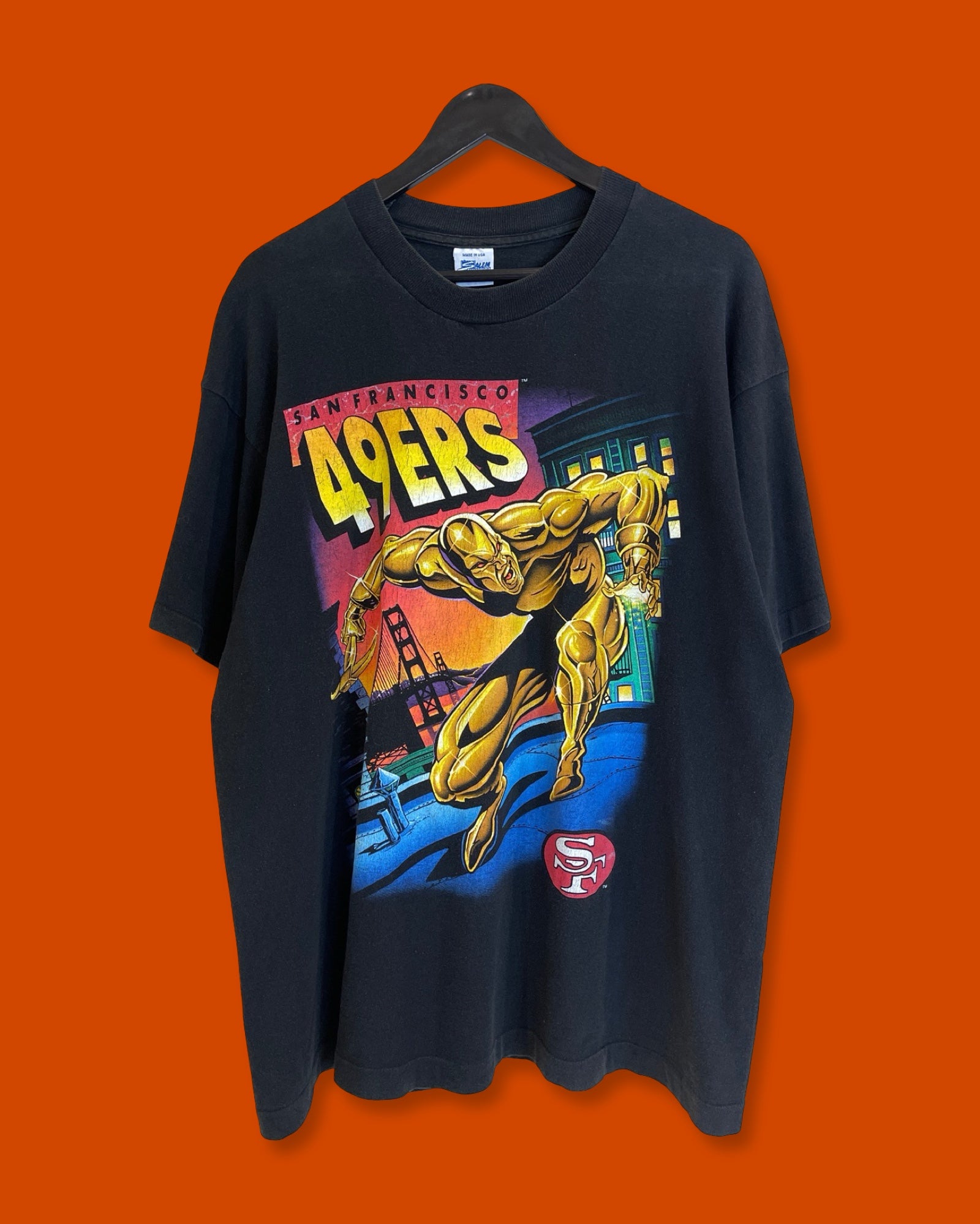 Vntg 1994 76ers Silver Surfer Tee (Large)*