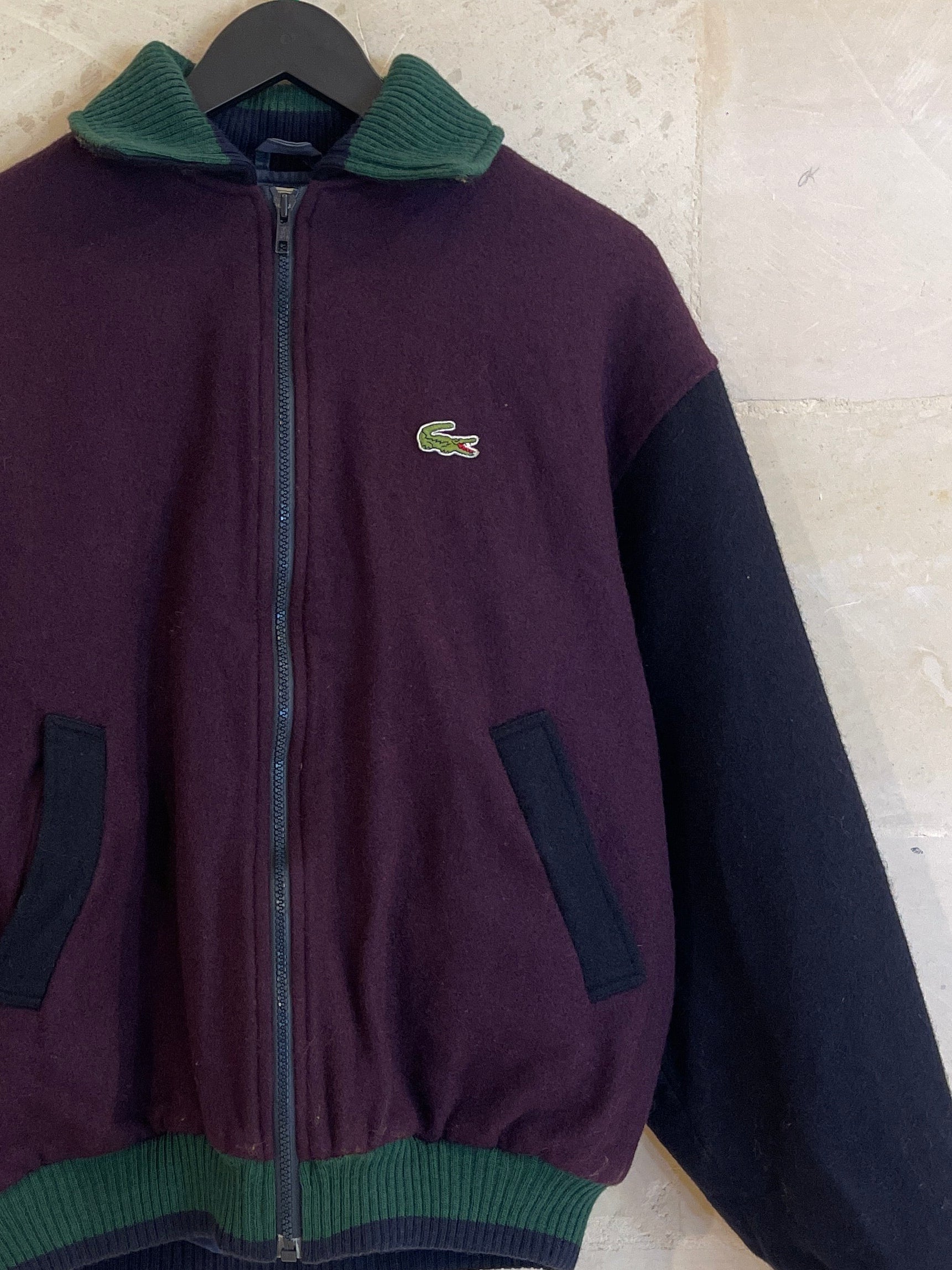 Lacoste Wool Zip Jacket (XL)