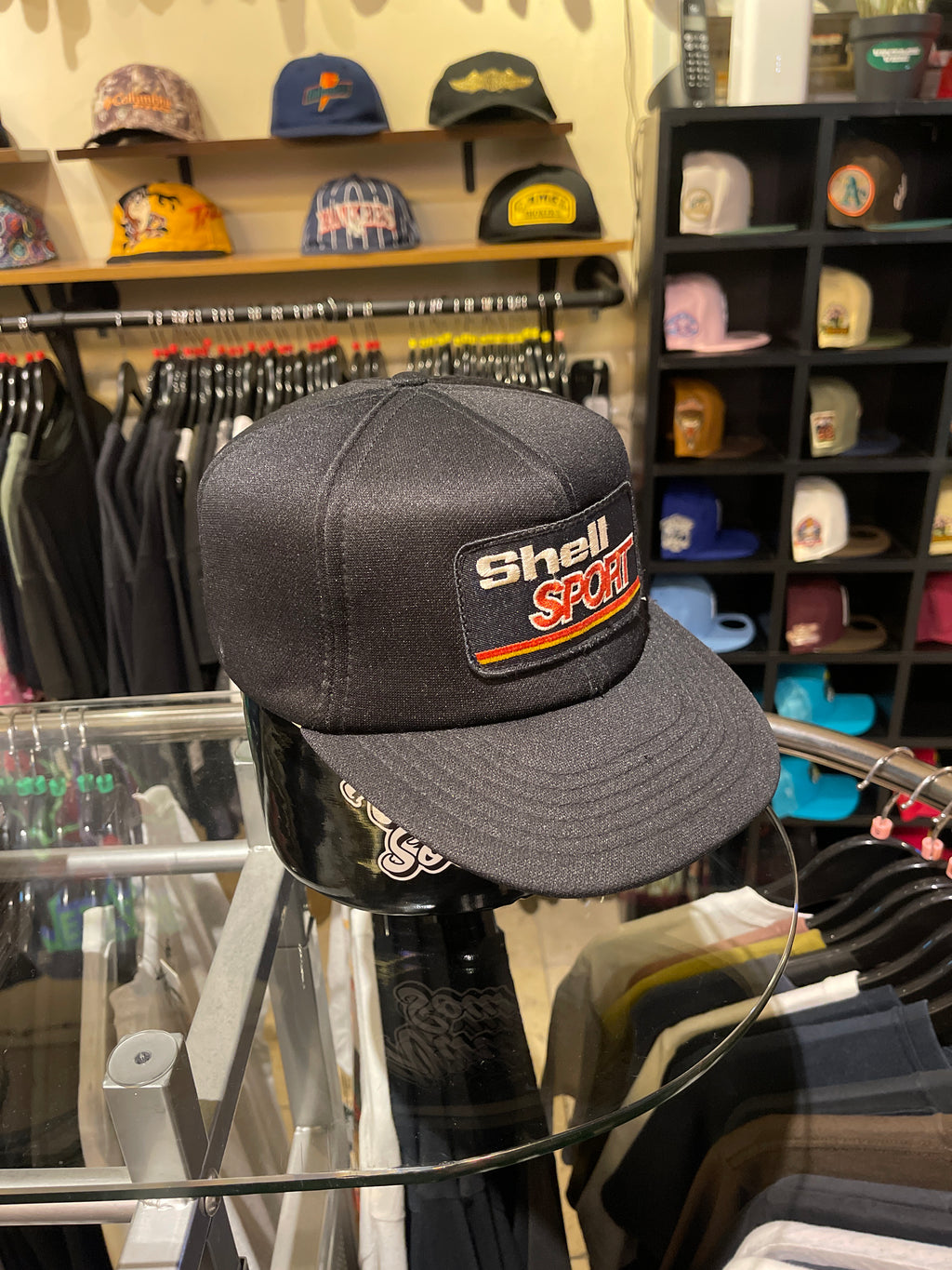 Vntg Shell Tracker Cap