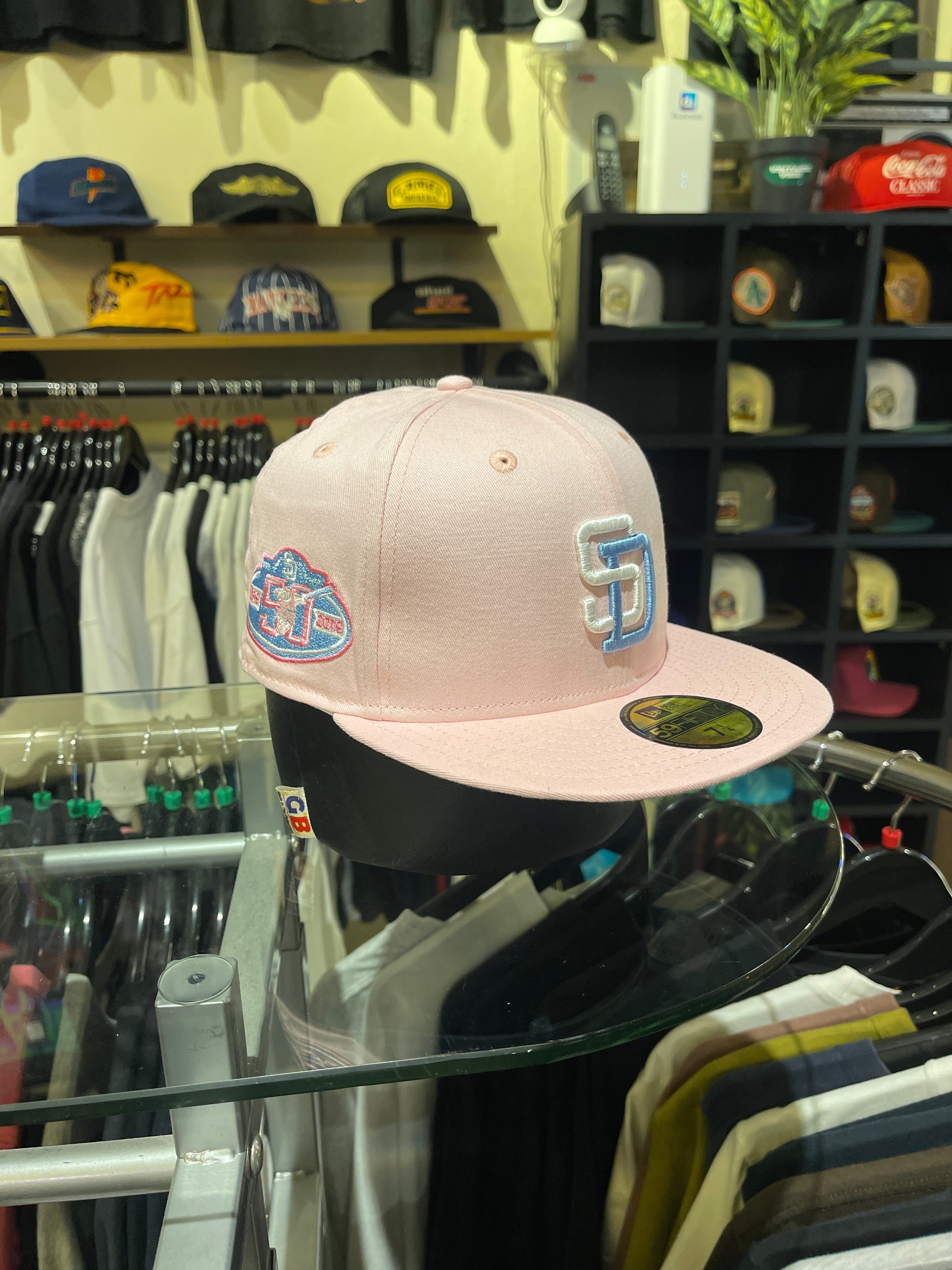 Brand New San Diego Pandres Closed Cap Bubble- Gum (size 7 1/4)