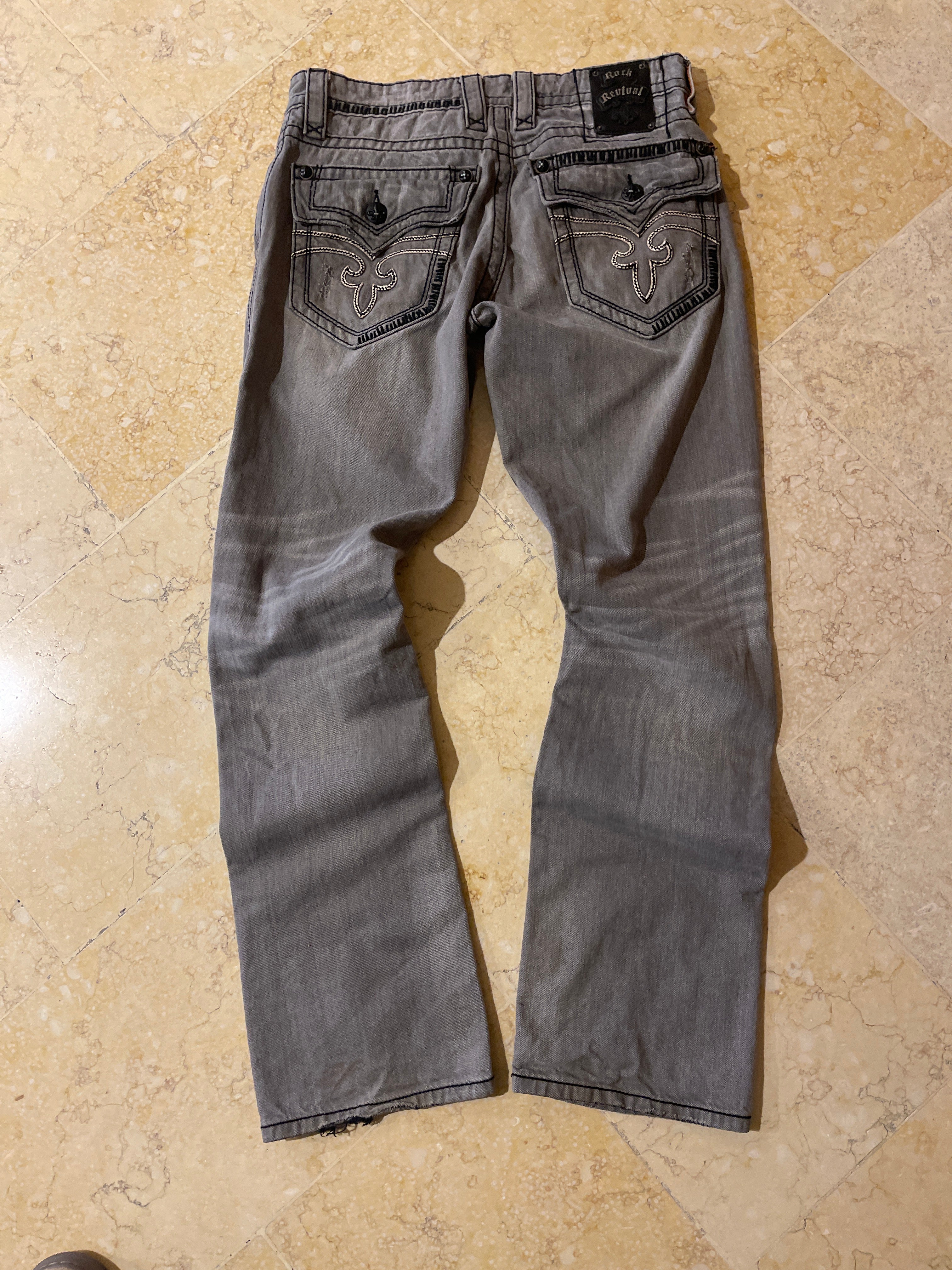 Rock Revival Y2K Denim Pants(34W-43L)