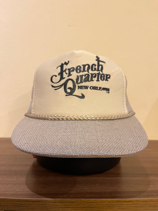 Vtg French Quarter Trucker Cap