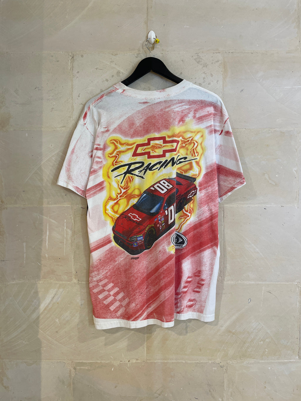 Vntg Chevrolet AOP Racing Tee (Fits XL)