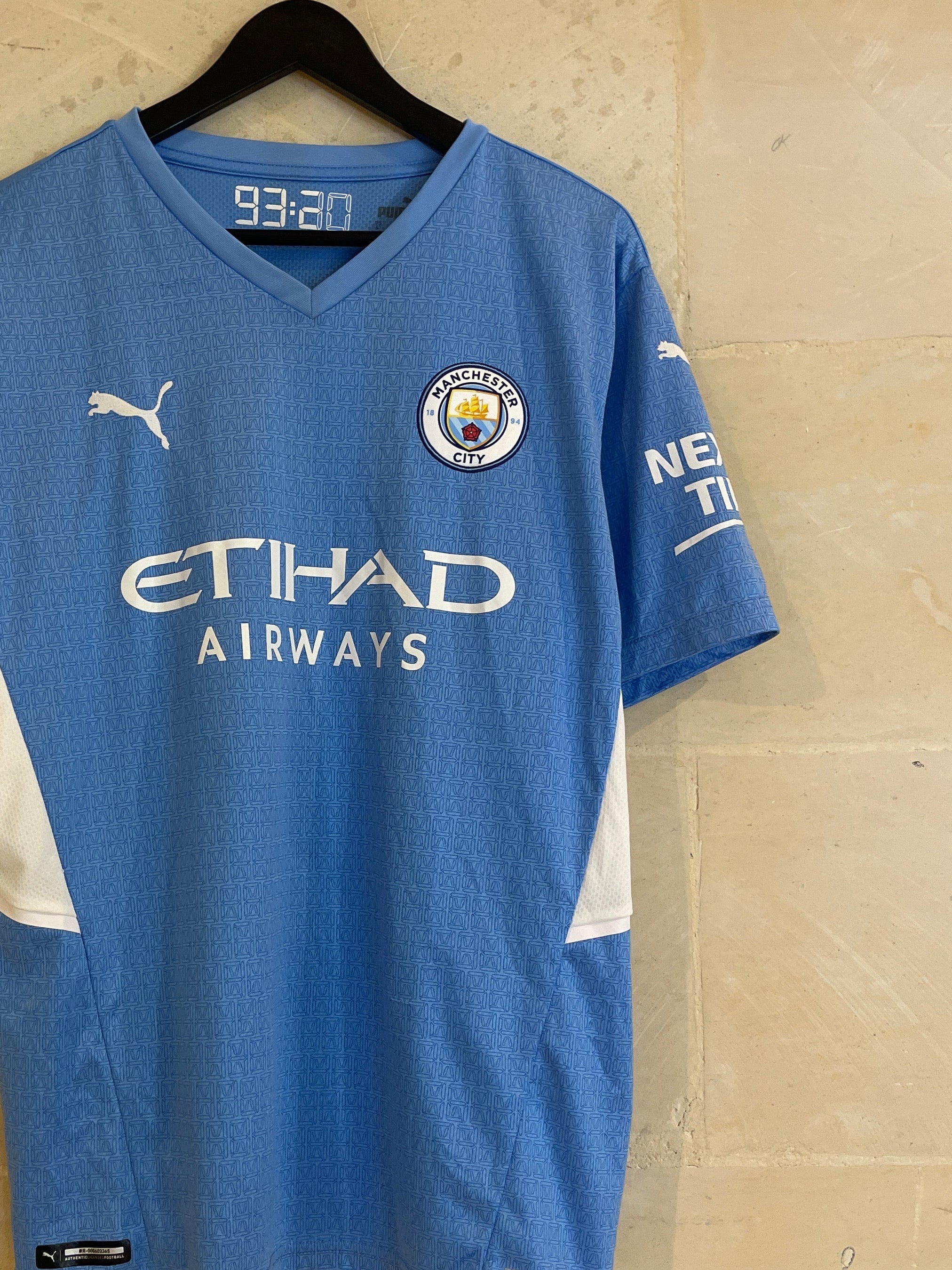 2021-22 Manchester City Home Jersey (Large)