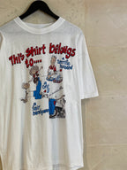 Vntg This Shirt Belong To Tee (Large)
