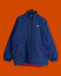 Vntg Nike Dark Navy Jacket (XL)