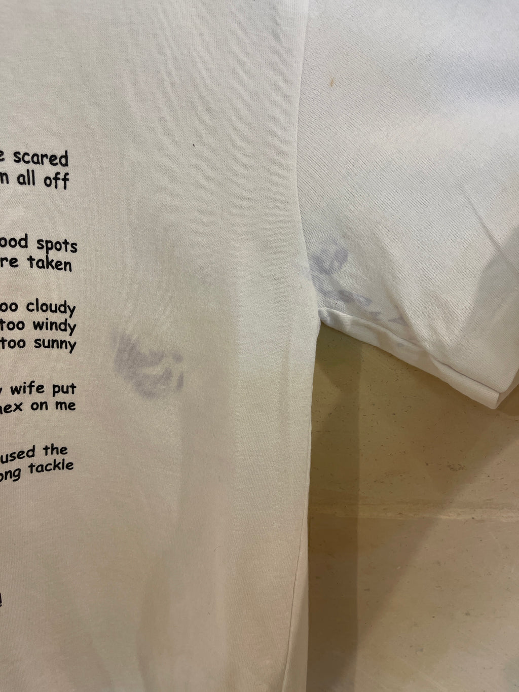 Vntg Fishing Statement Tee (Fits Large)*