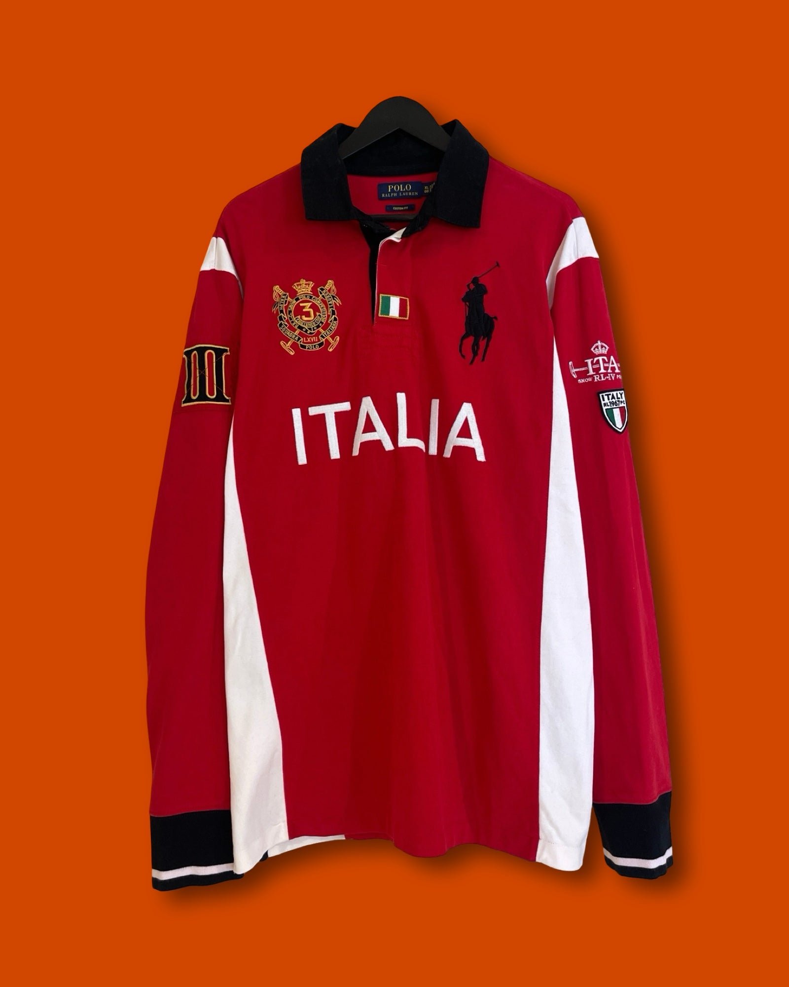 Ralph Lauren ITALIA Polo Rugby LS (XL)