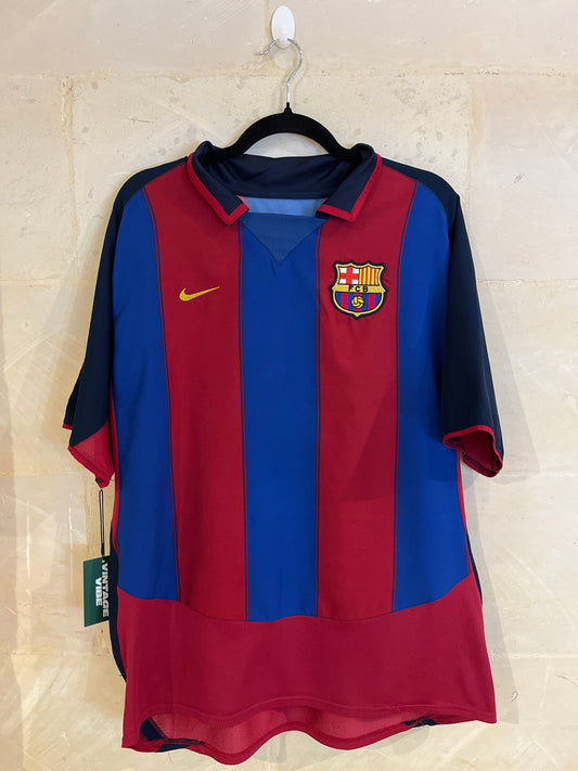 2003-04 FC Barcelona Ronaldinho Shirt (Large)