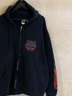 Harley Davidson Ride Hard Zip Hoodie Jacket (XL)