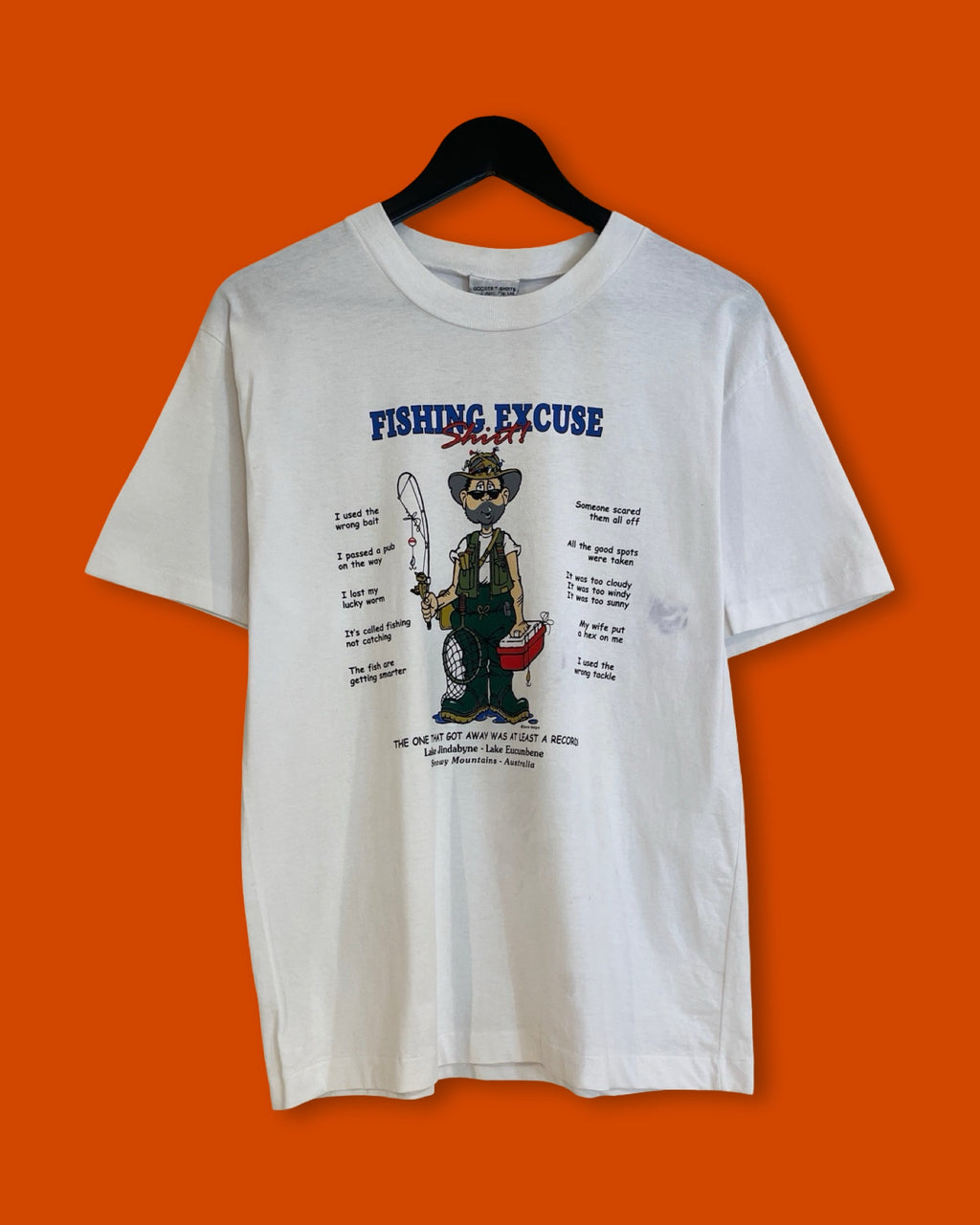 Vntg Fishing Statement Tee (Fits Large)*