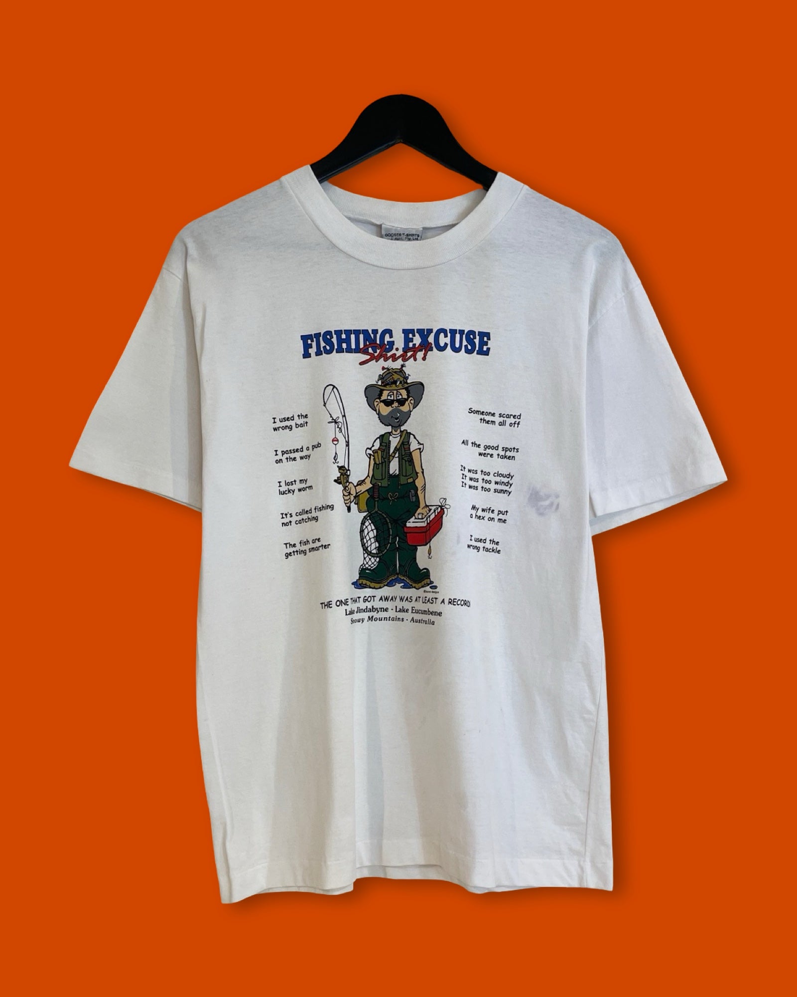 Vntg Fishing Statement Tee (Fits Large)*