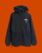 Stussy Windbreaker Zip Hoodie Jacket (Small)