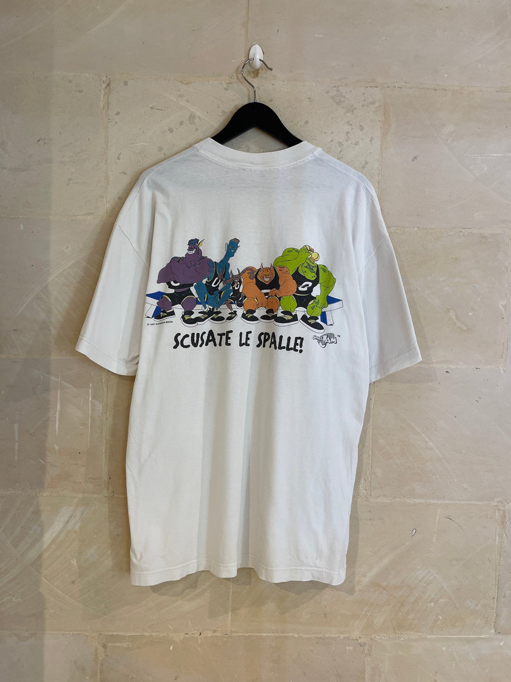 Vntg 1997 Italy Space Jam Tee (XL)