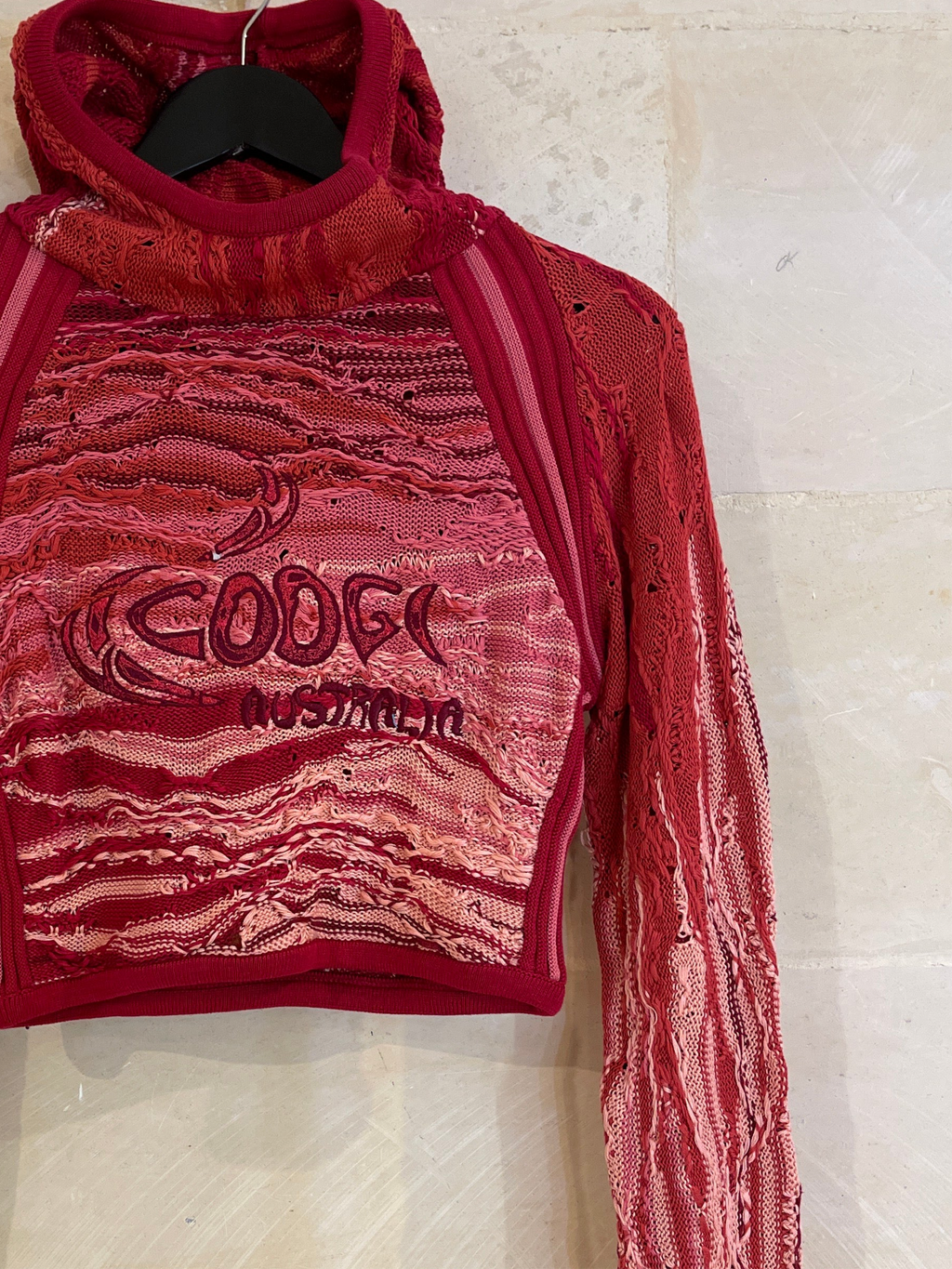 COOGI Cropped Cardigan Hoodie (Wmns Small)