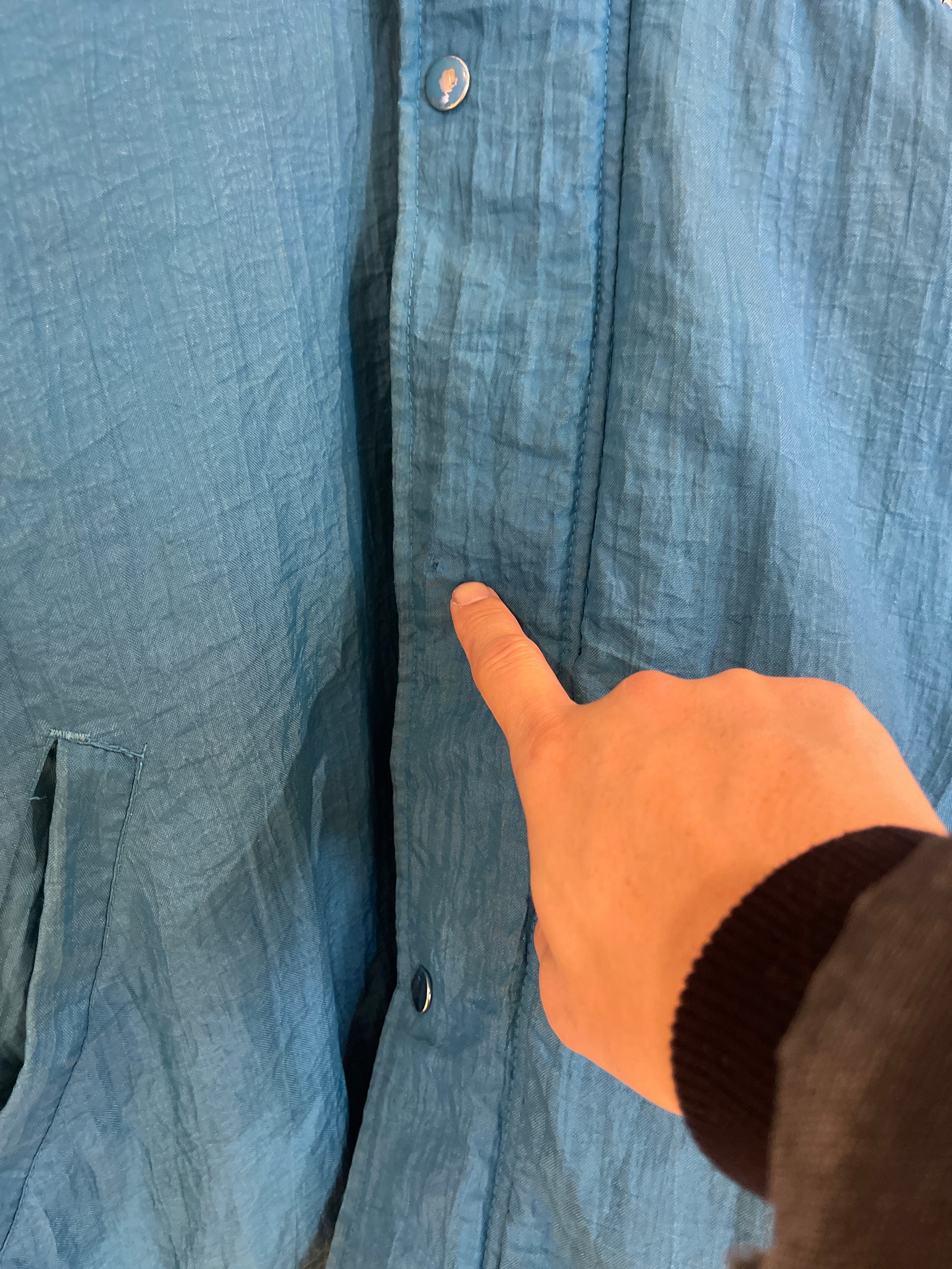 Vntg San Jose Shark NHL Hoodie Jacket (XL)