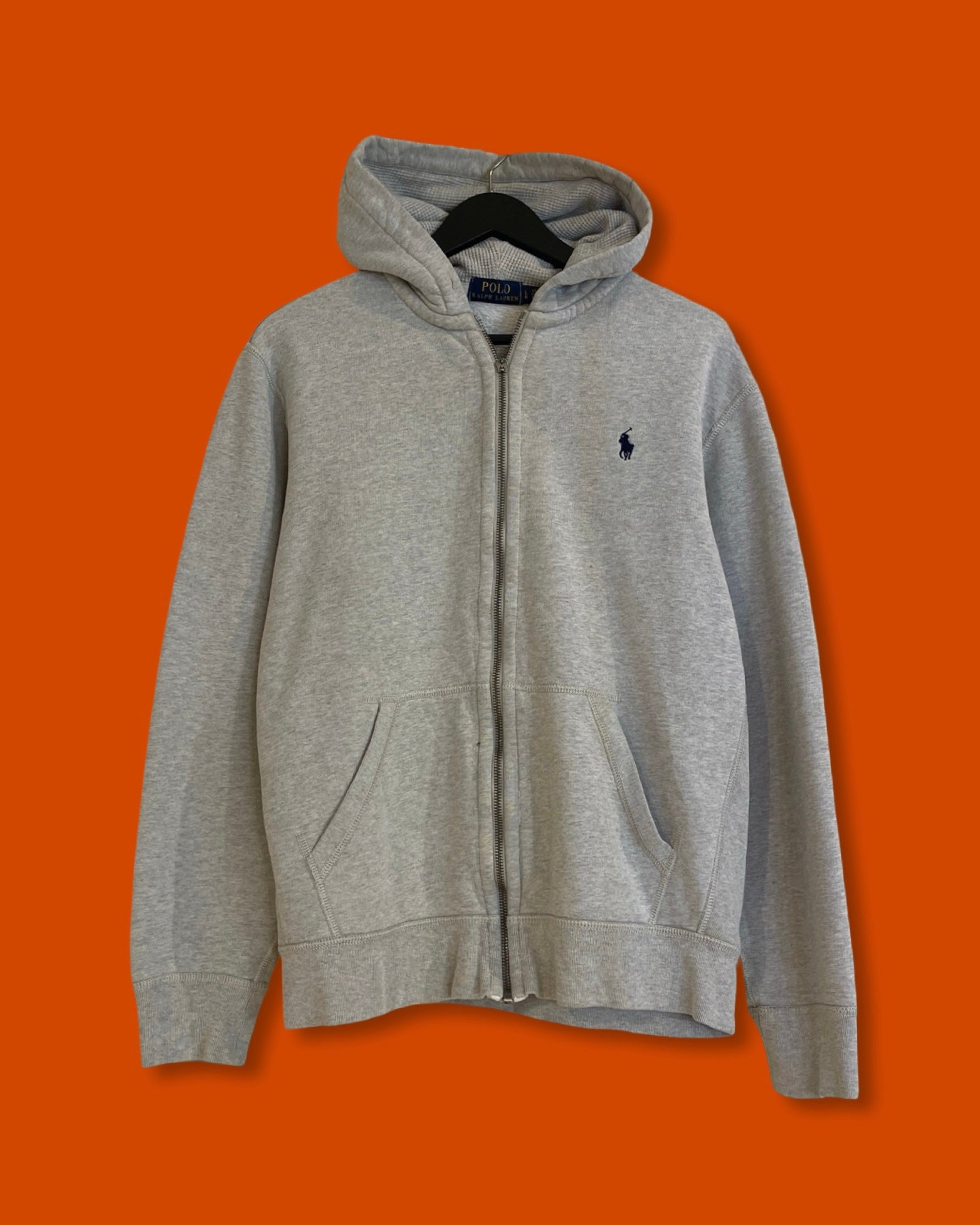 Ralph Lauren Gray Hoodie Jacket (Large)