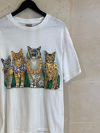 Vntg Hawaii Cats Tee (Large)