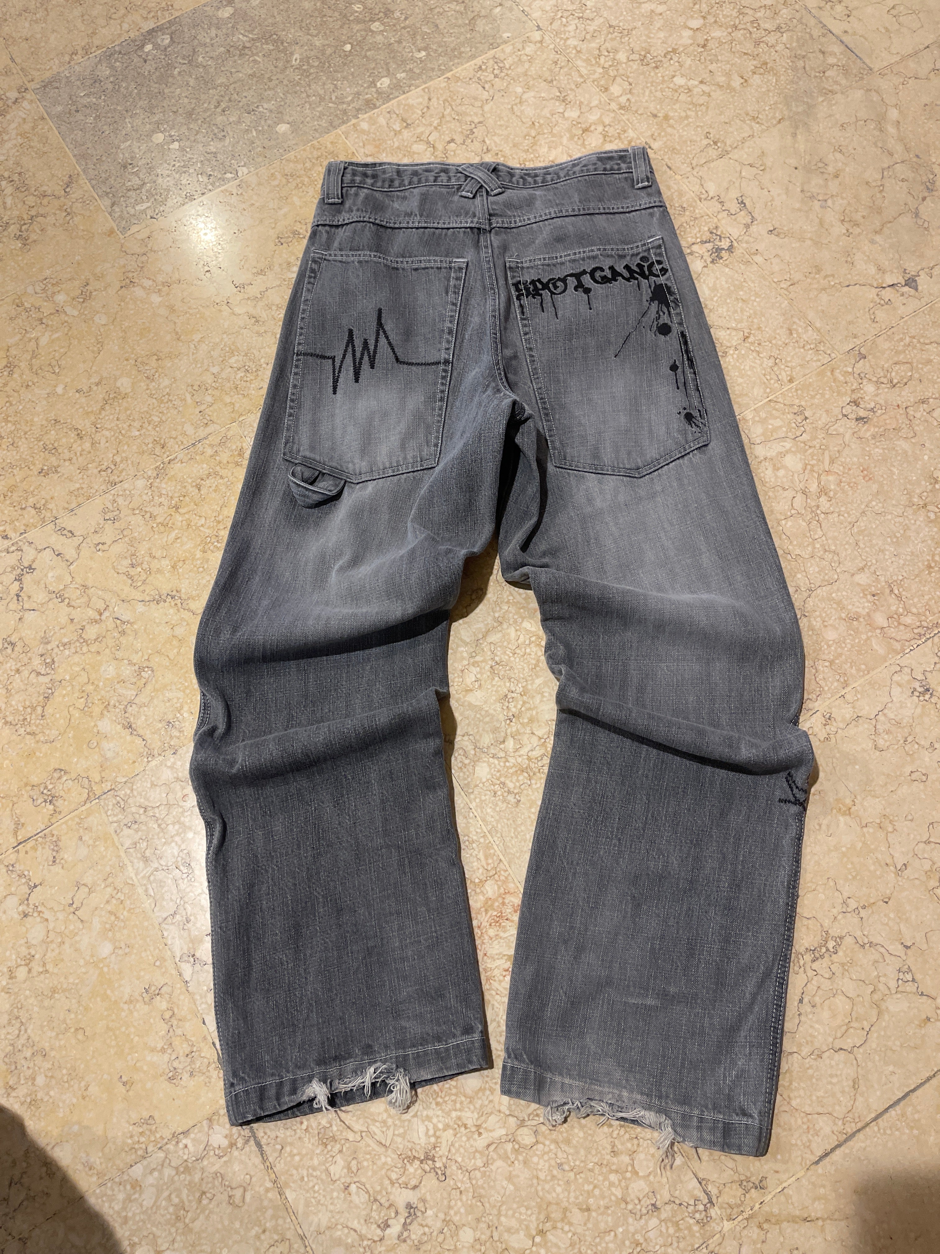 Spot Gang Denim Y2K Pants (30W-44L)