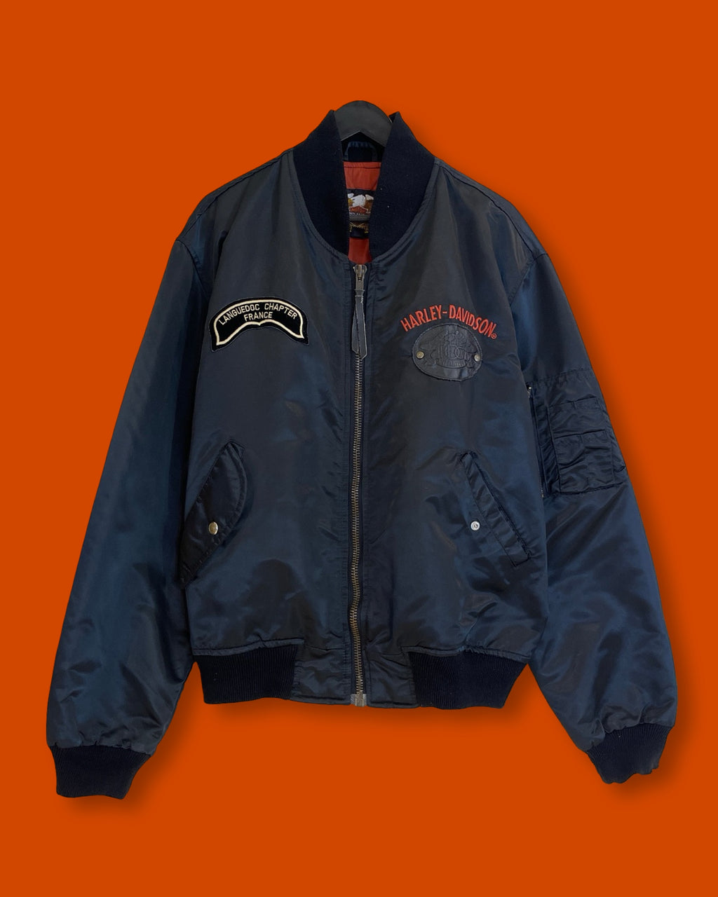 Vntg Harley Davidson Bomber Jacket (XL)