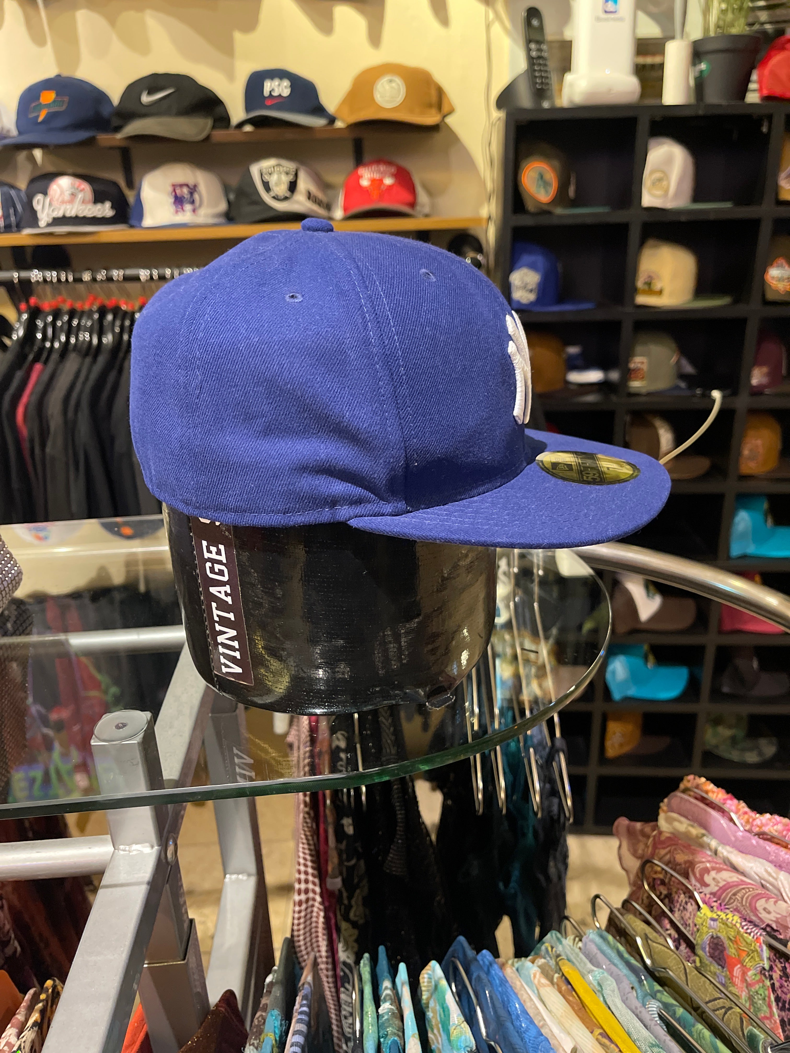 NY Blue Closed Cap (Size 7 3/8)