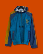 Vntg Nike Windbreaker Dark Green/Gold Jacket (Small)