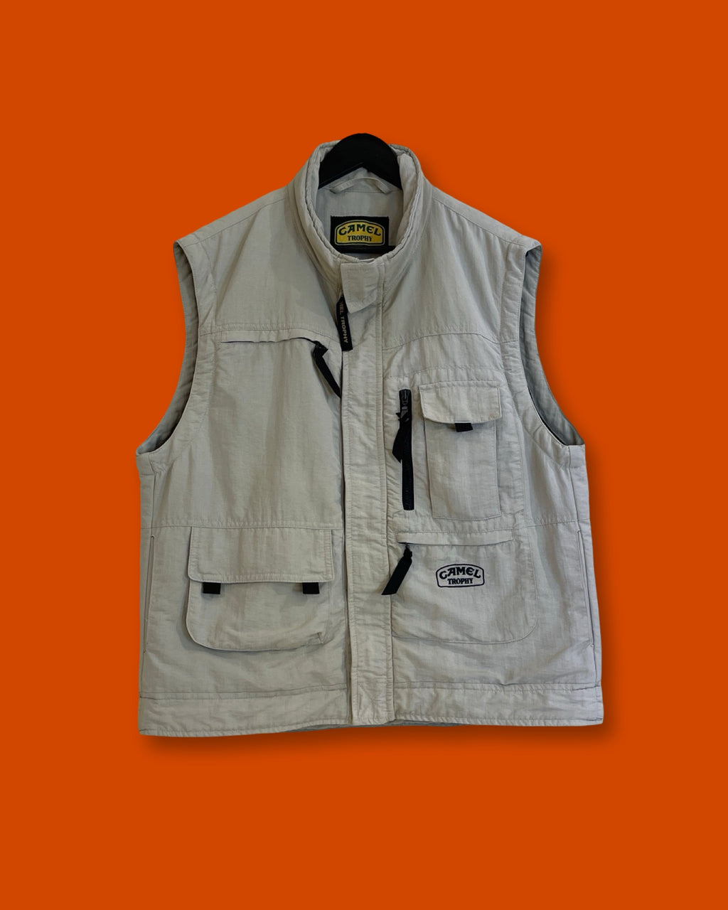 Vntg Utility Camel Vest (XL)