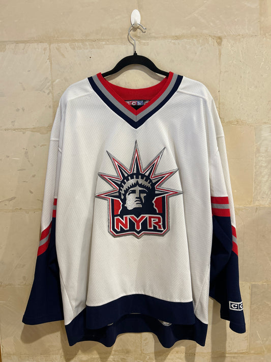 Vtg New York Rangers Hockey Jersey (XXL)