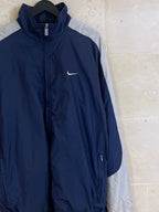 Vntg Nike Navy-Gray Windbreaker Jacket (XL)/ SS