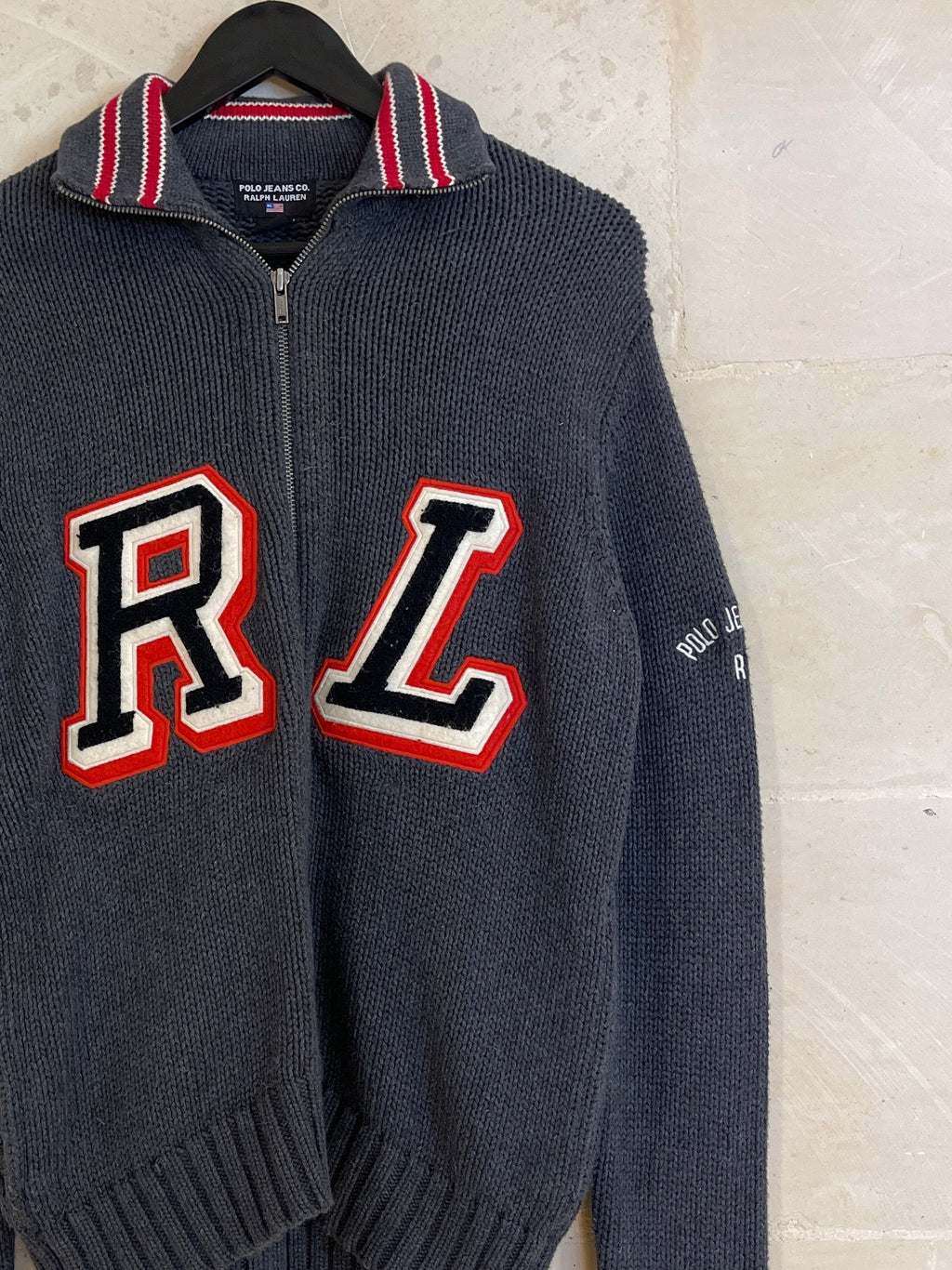 Polo Jeans Co. Ralph Lauren Full Zip Knitted (Small)*
