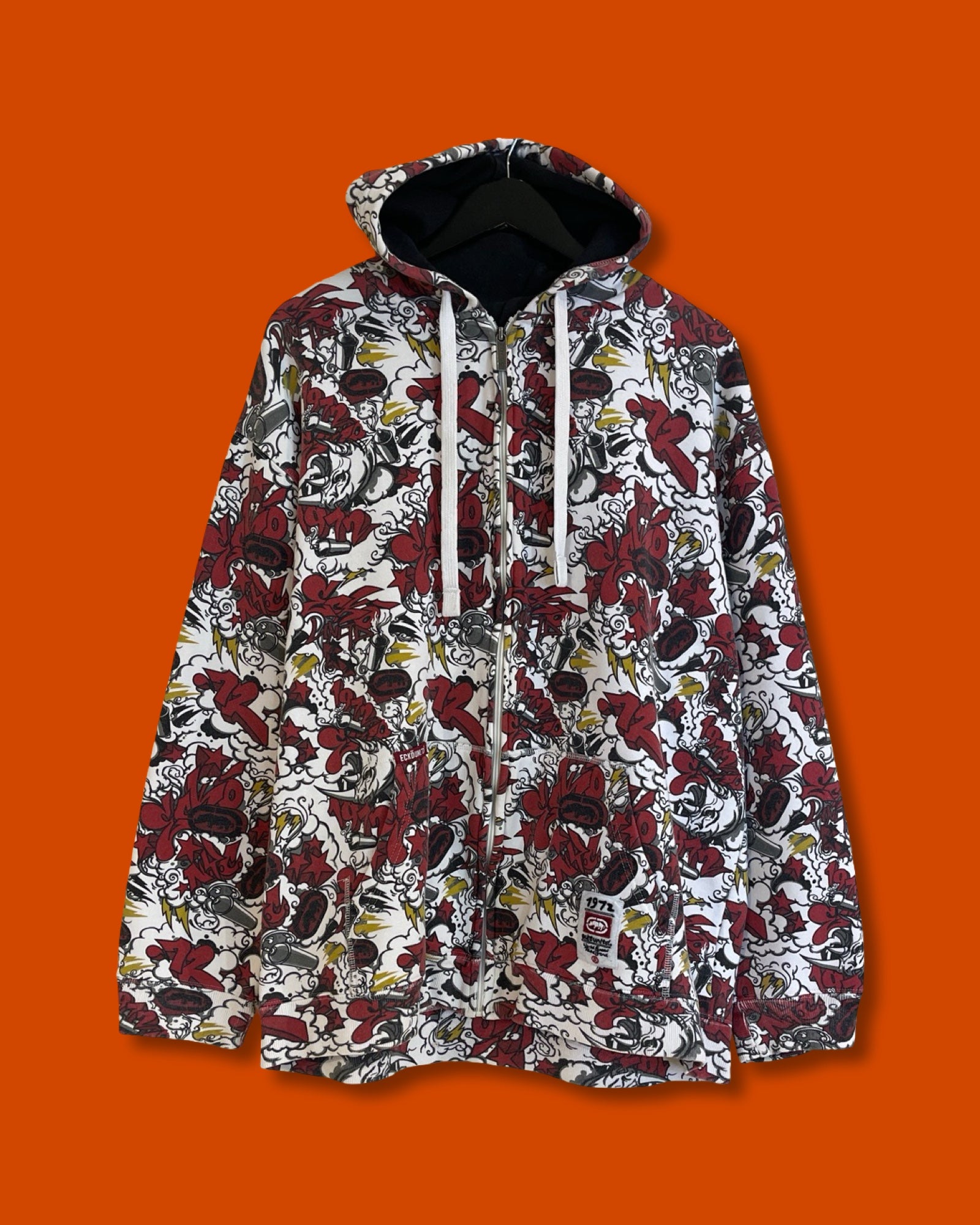 Ecko AOP Y2K Zip Hoodie Jacket (XL)