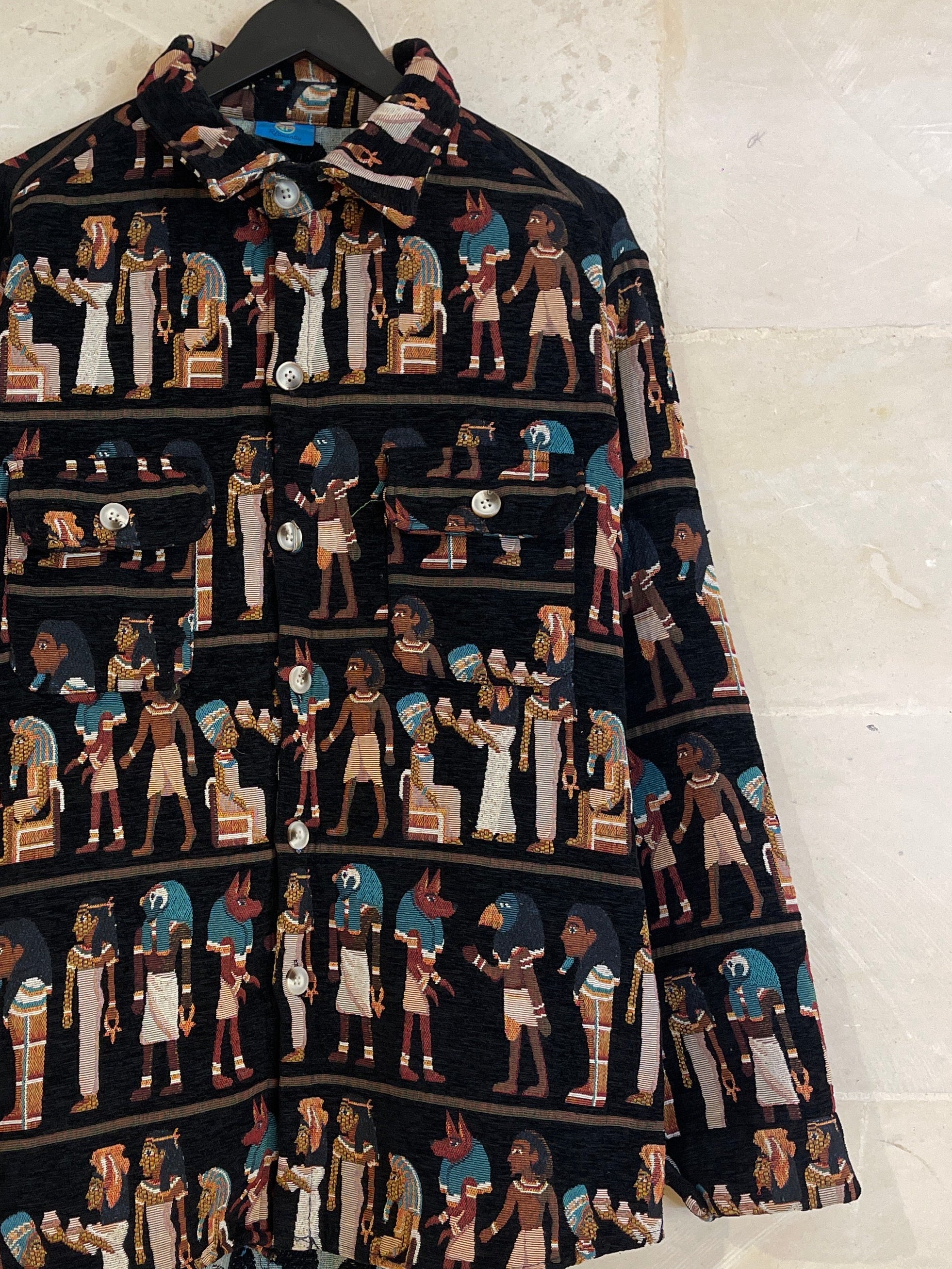 Ancient Egyptian Structured Jacket(Fits XL)