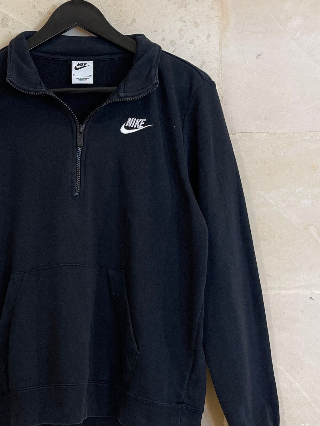 Nike Half Zip Black Sweatshirt (Small)*
