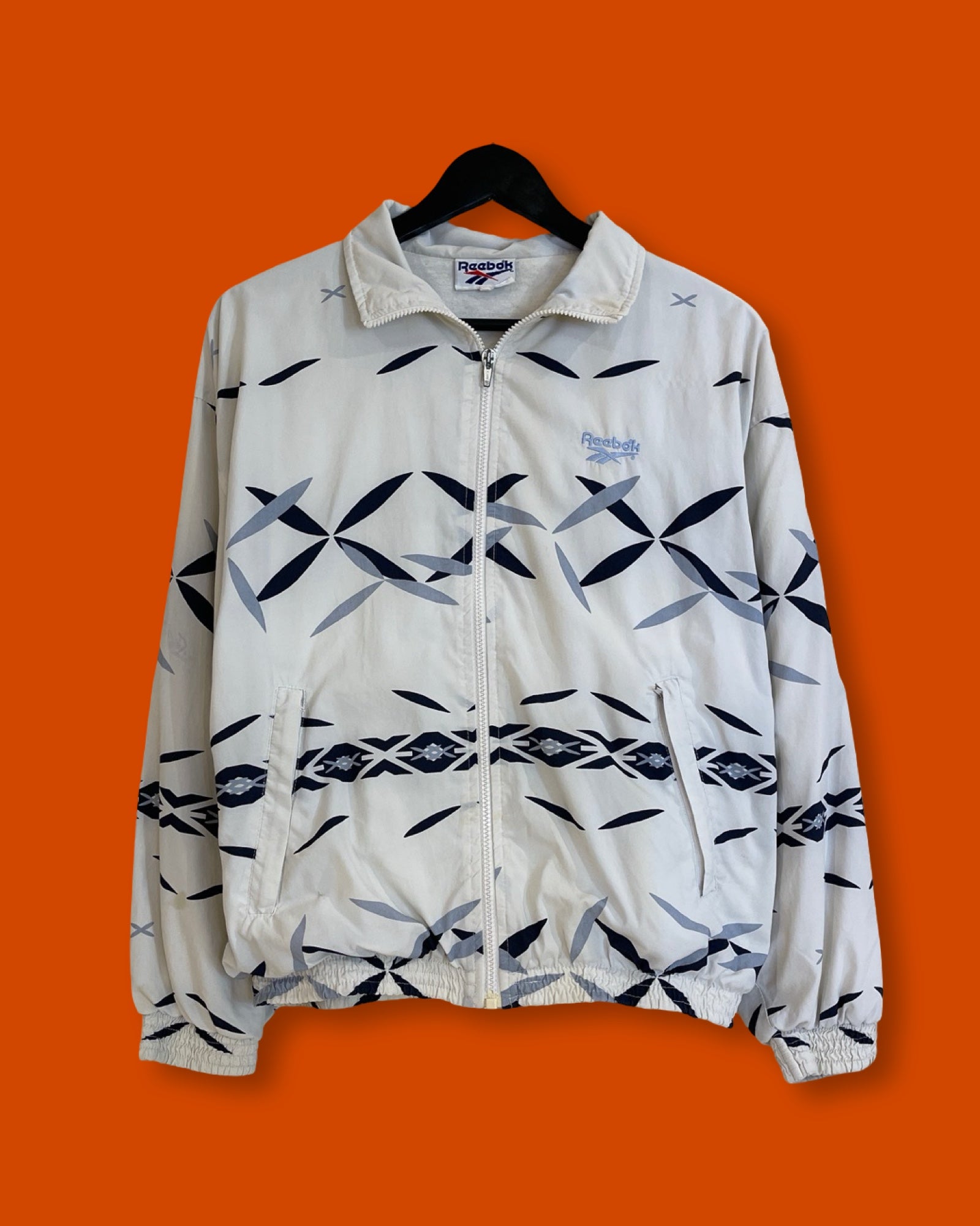 Vntg Reebok Windbreaker Jacket (Fits Small)