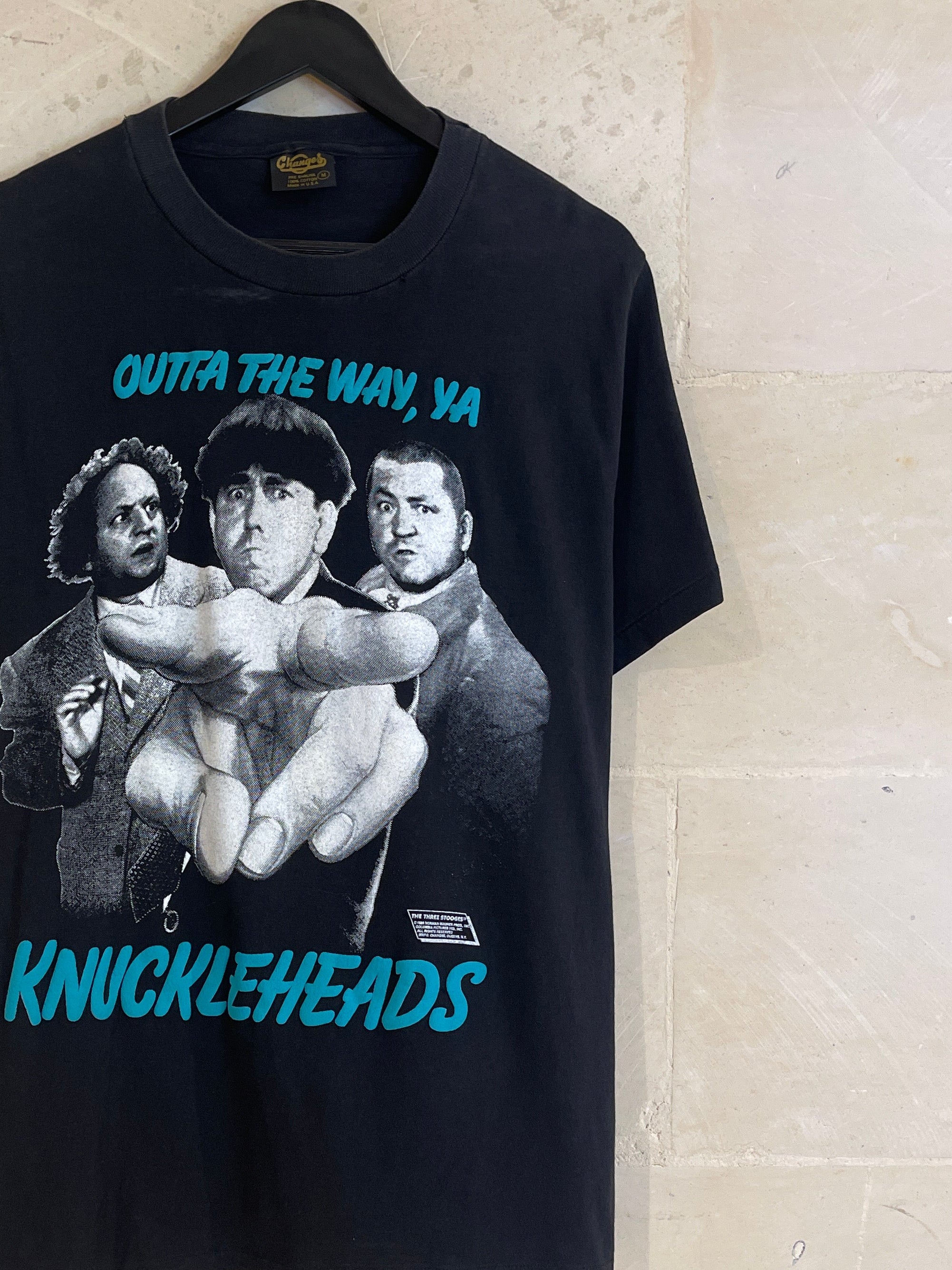 Vntg 1989 The 3 Stooges Tee (Medium)
