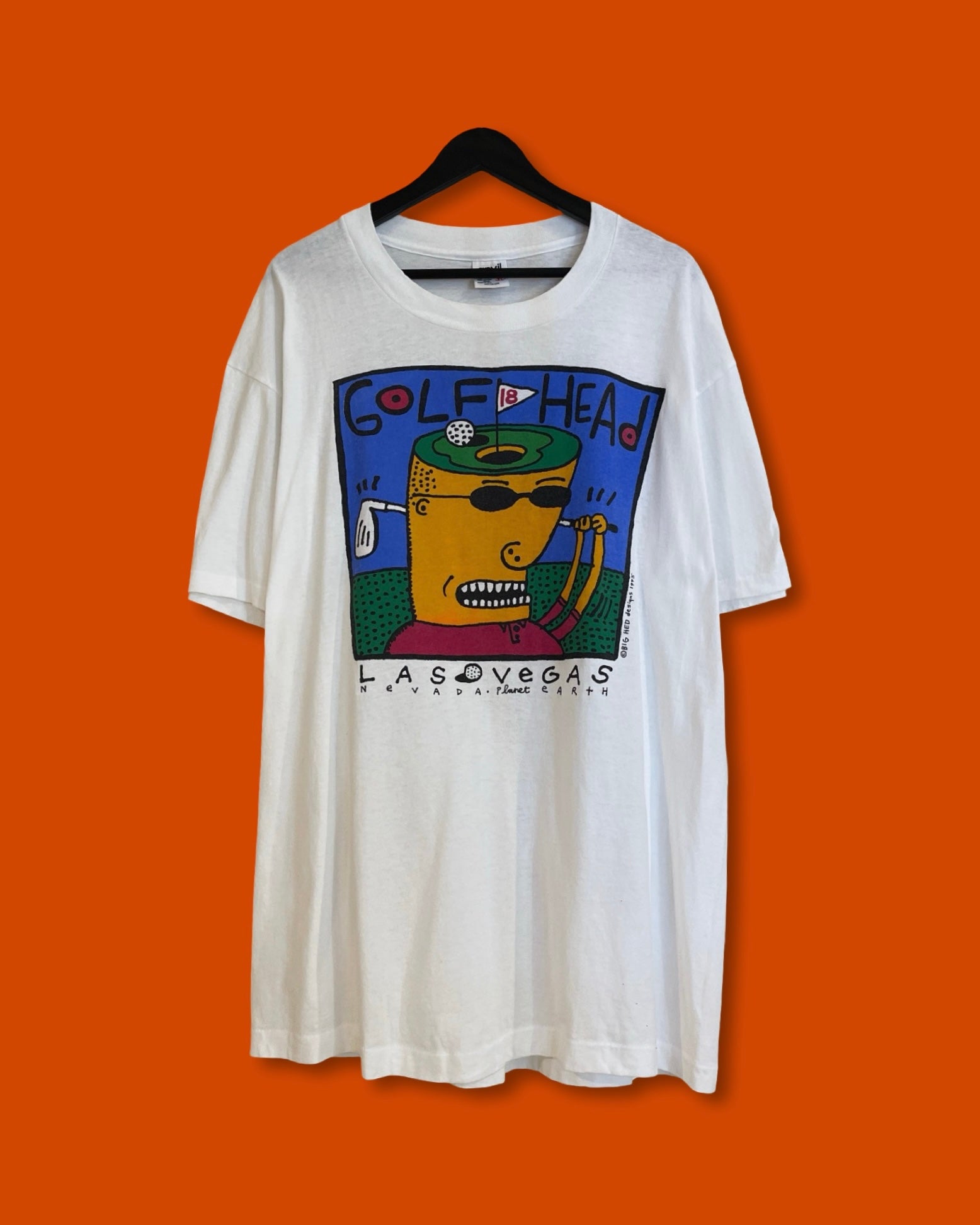 Vntg 1995 Gold Head Tee (XL)