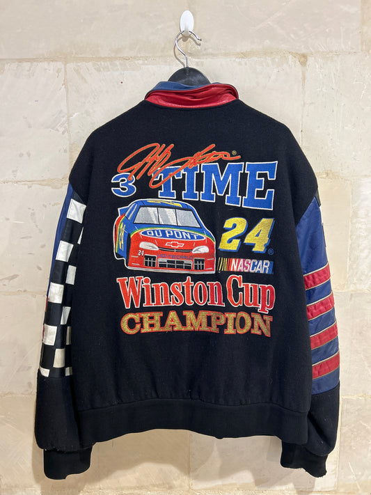 Vtg Jeff Hamilton Jeff Gordon Racing Jacket (Large)