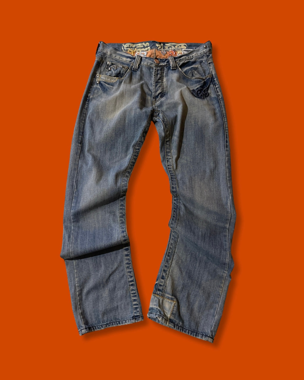 River Island Y2K Denim Pants(33W-42L)