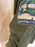 Vntg SouthPark Saving Private Ryan Parody Tee (Large)