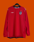 2004-06 UMBRO England Longsleeve Shirt(XL)*