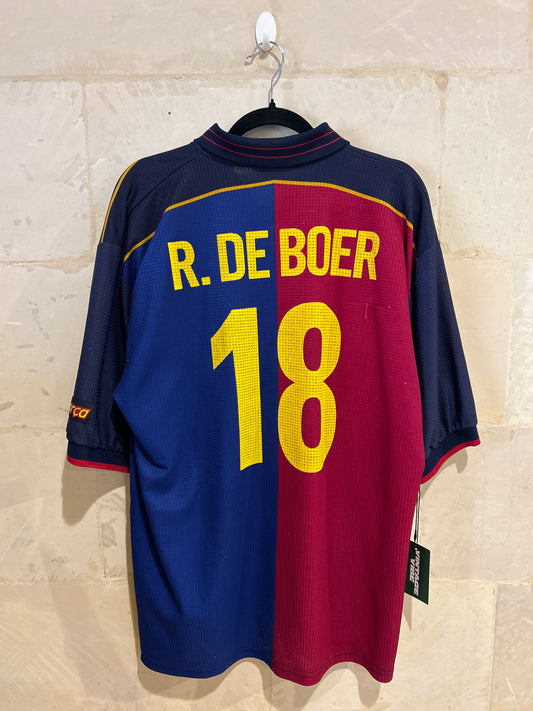 Vntg FC Barcelona Shirt (XXL) Lints Shown in Photo